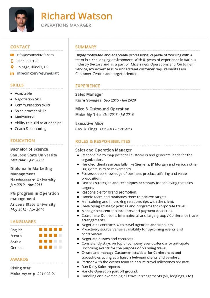 900+ Professional Resume Samples for 2022 | ResumeKraft