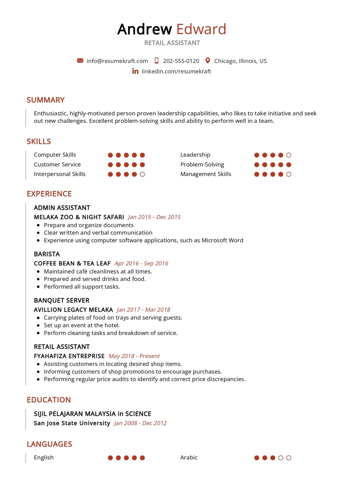 Dental Nurse Resume Example 2023 Writing Tips Resumek Vrogue Co   Retail Assistant Resume Sample 