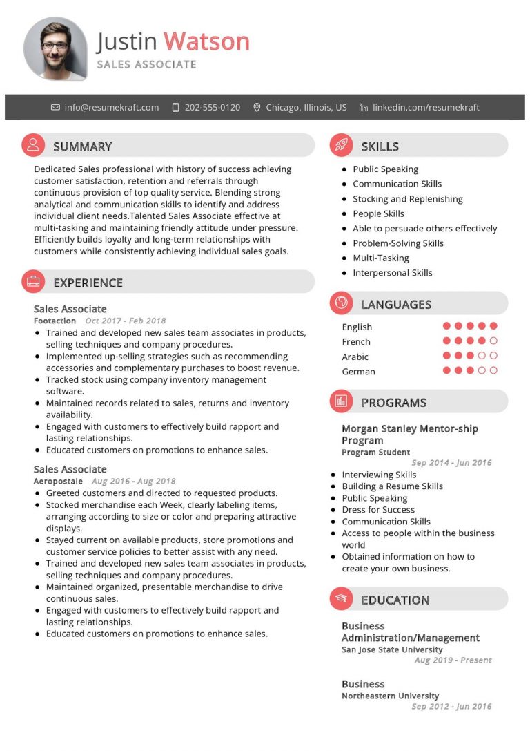 900+ Professional Resume Samples for 2022 | ResumeKraft