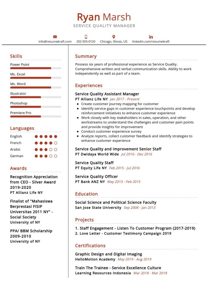 900+ Professional Resume Samples for 2022 | ResumeKraft