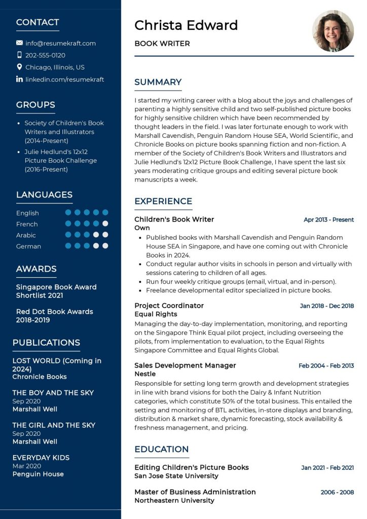 900+ Professional Resume Samples for 2022 | ResumeKraft