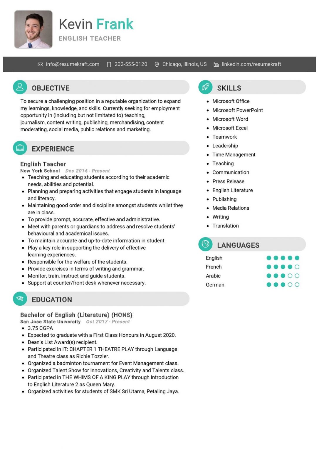 900+ Professional Resume Samples for 2022 | ResumeKraft