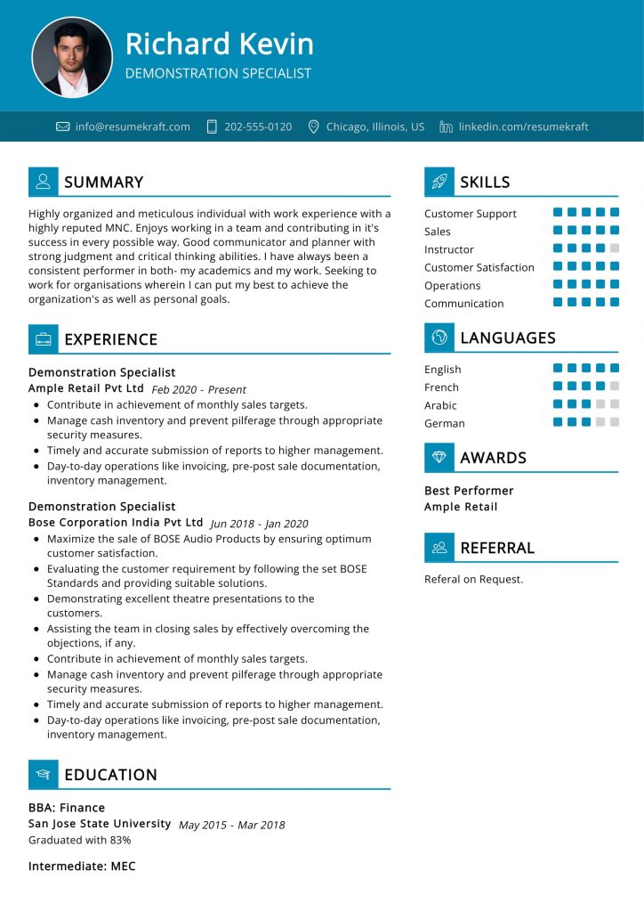 Business Resume Examples 2022 - ResumeKraft