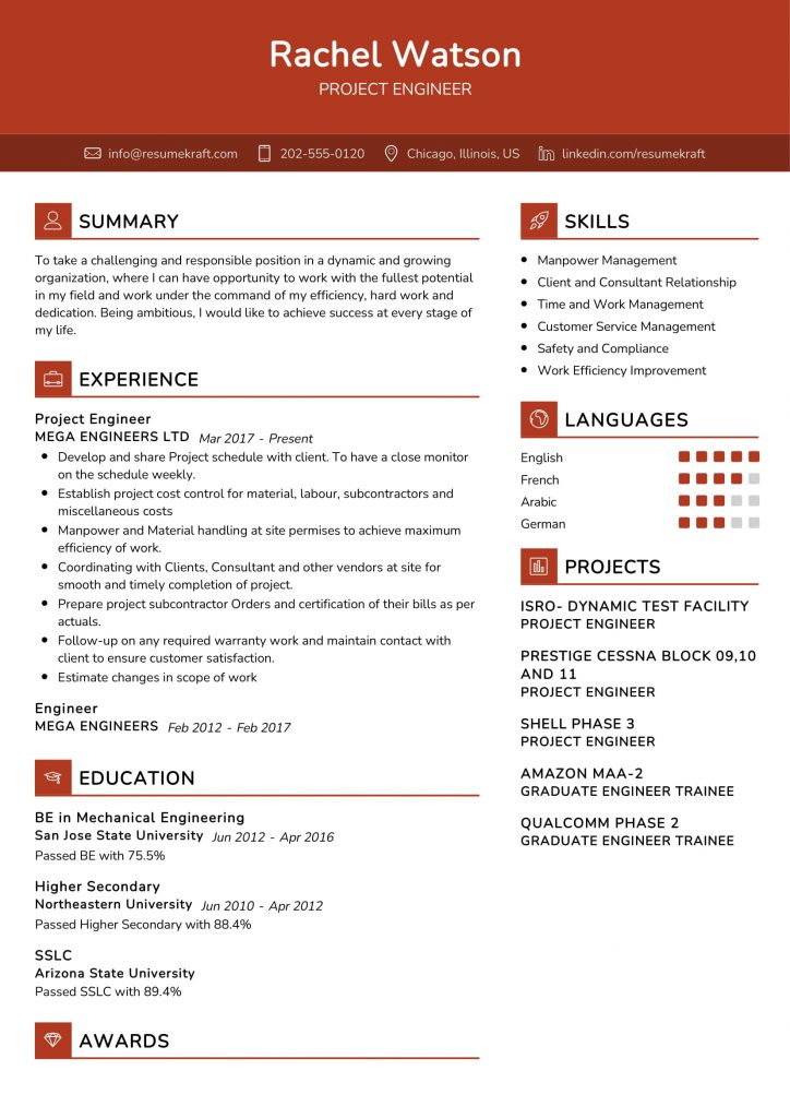 900+ Professional Resume Samples for 2022 | ResumeKraft