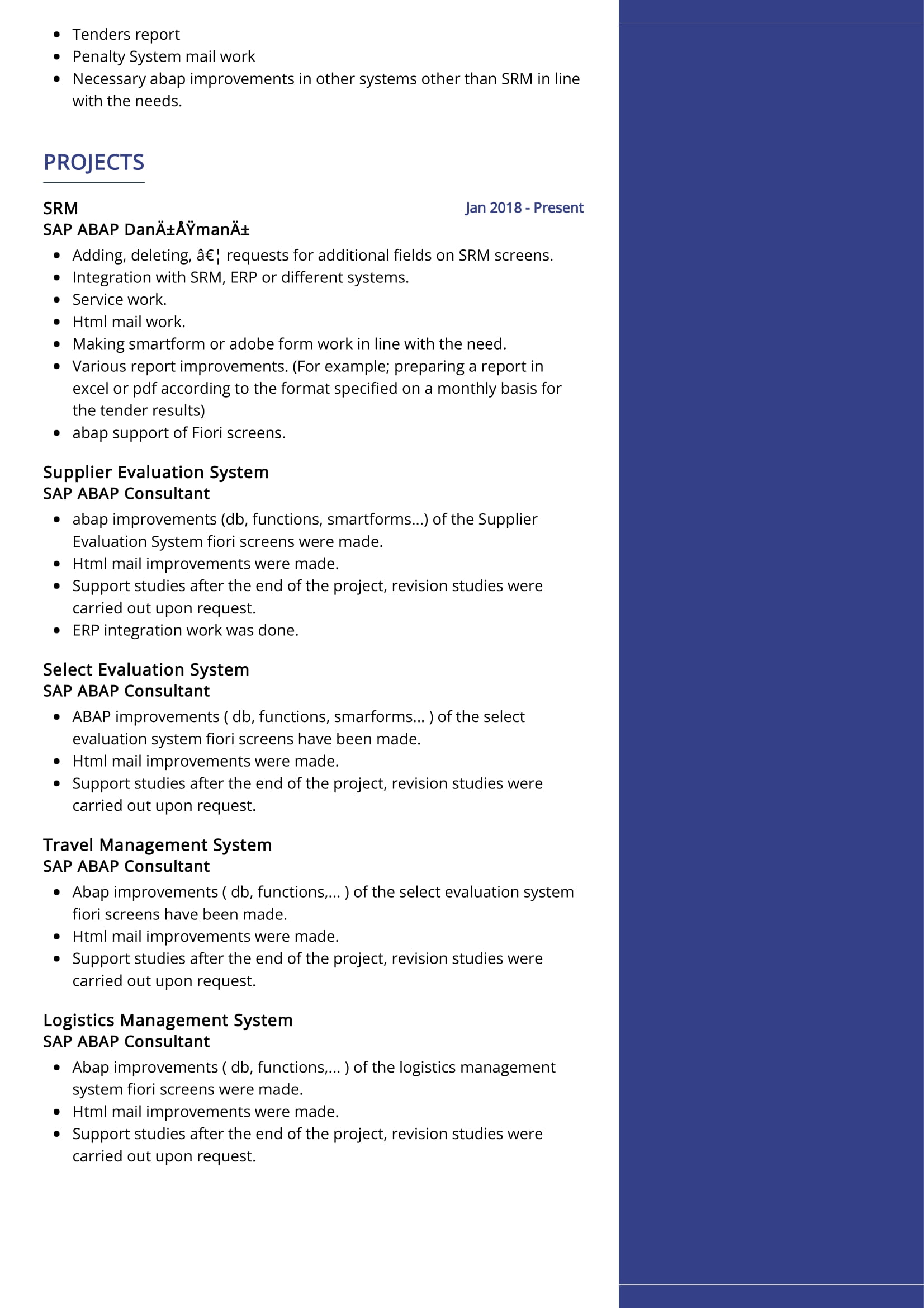 SAP ABAP Developer Resume Example 2023 Writing Tips 46 OFF   SAP ABAP Developer Resume 2 