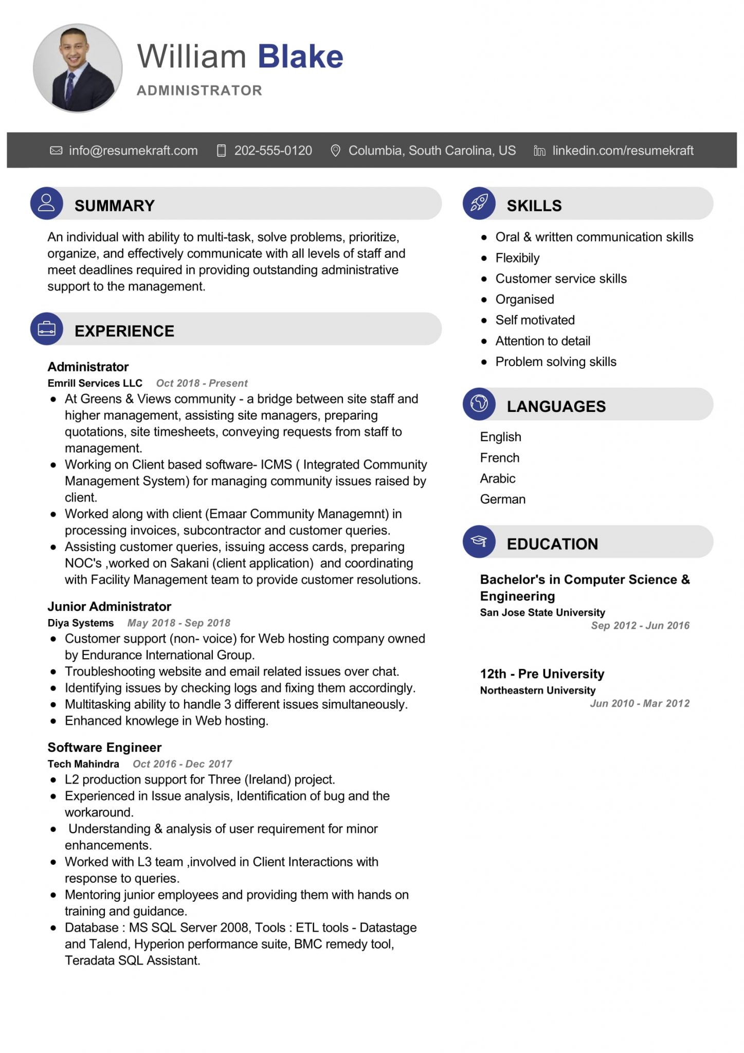 1200+ Professional Resume Samples for 2022 | ResumeKraft