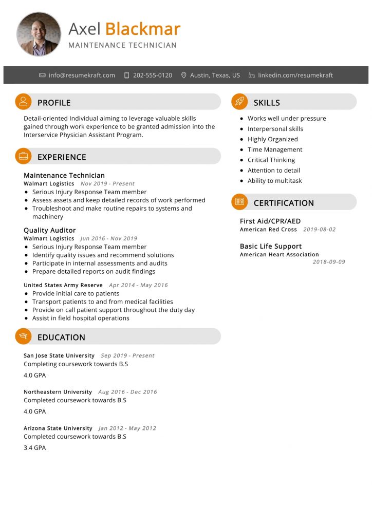 1200 Professional Resume Samples For 2022 ResumeKraft