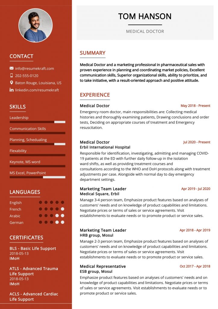 1050+ Professional Resume Samples for 2022 | ResumeKraft