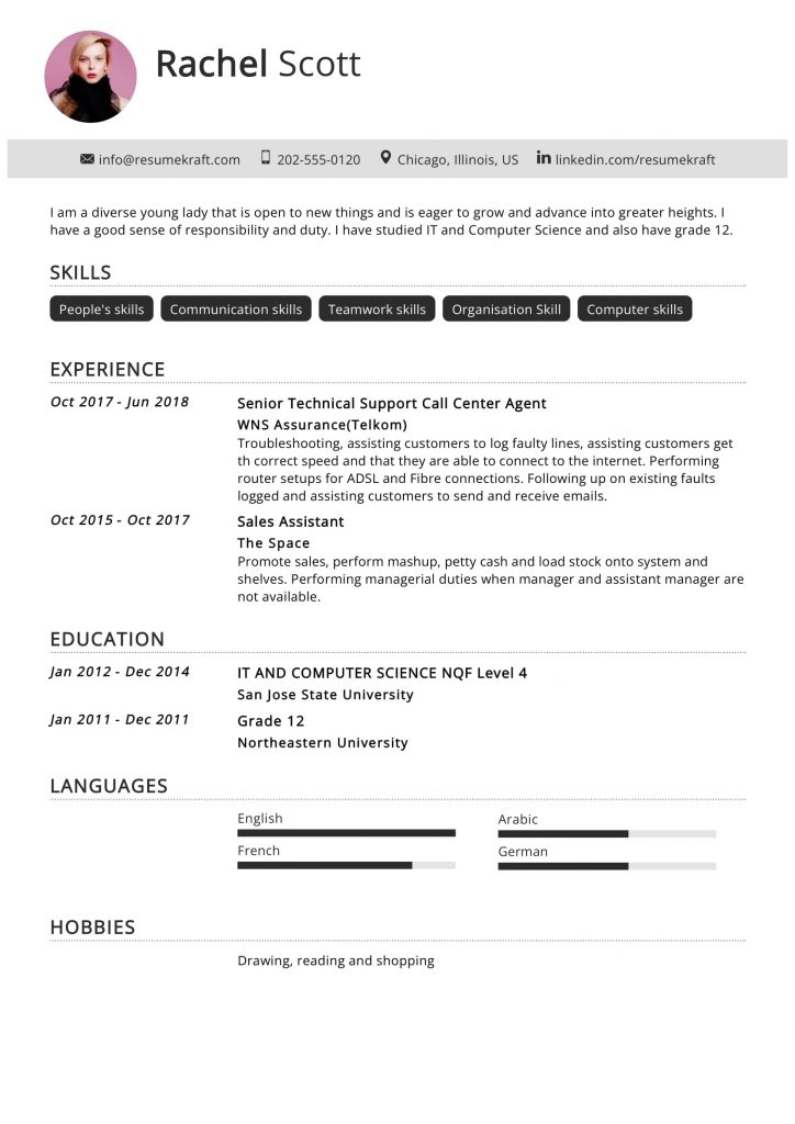 1050+ Professional Resume Samples for 2022 | ResumeKraft