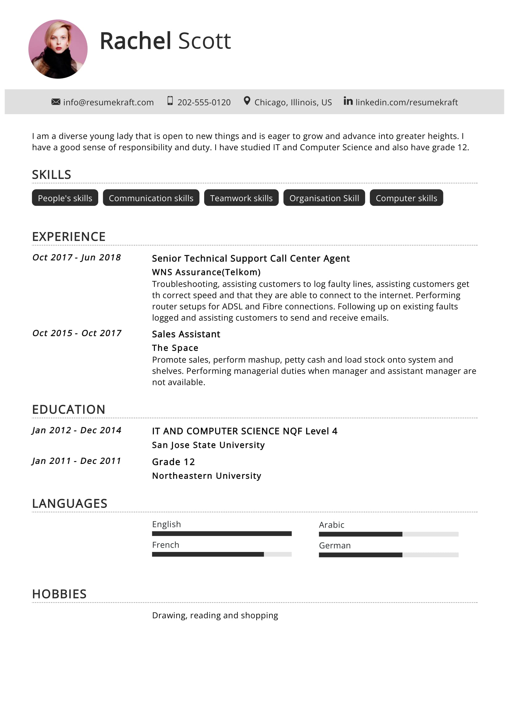 Senior Technical Support Resume Example In 2024 ResumeKraft