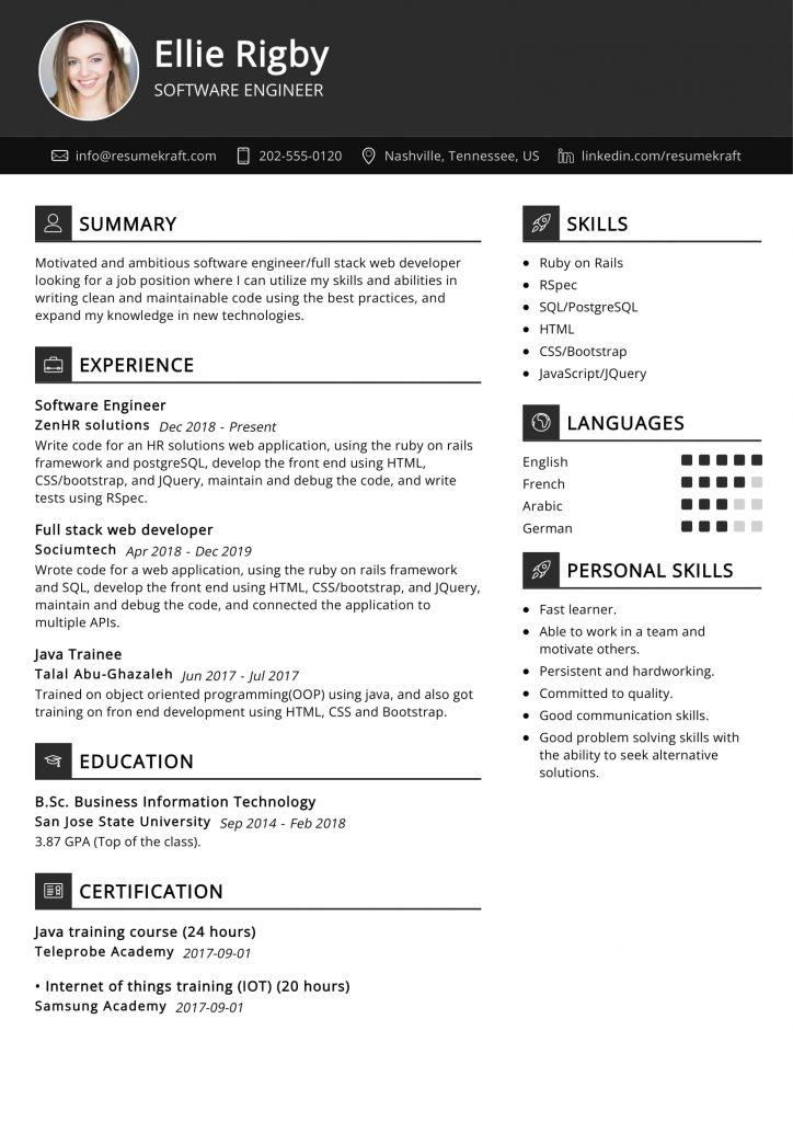 1200+ Professional Resume Samples for 2022 | ResumeKraft