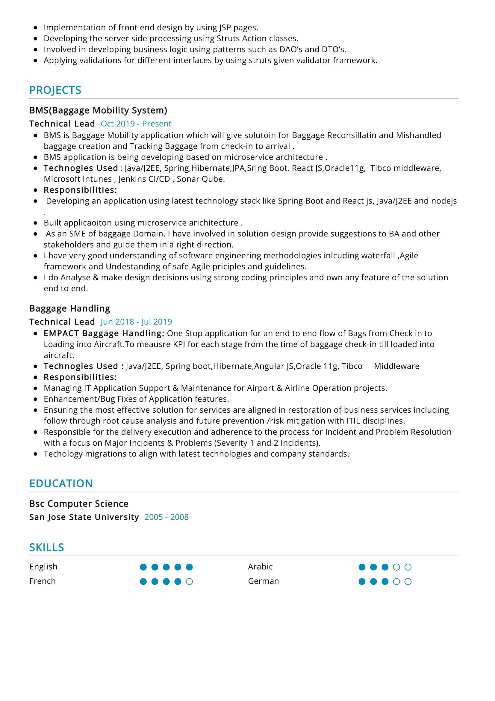 Technical Specialist Resume Sample in 2024 - ResumeKraft