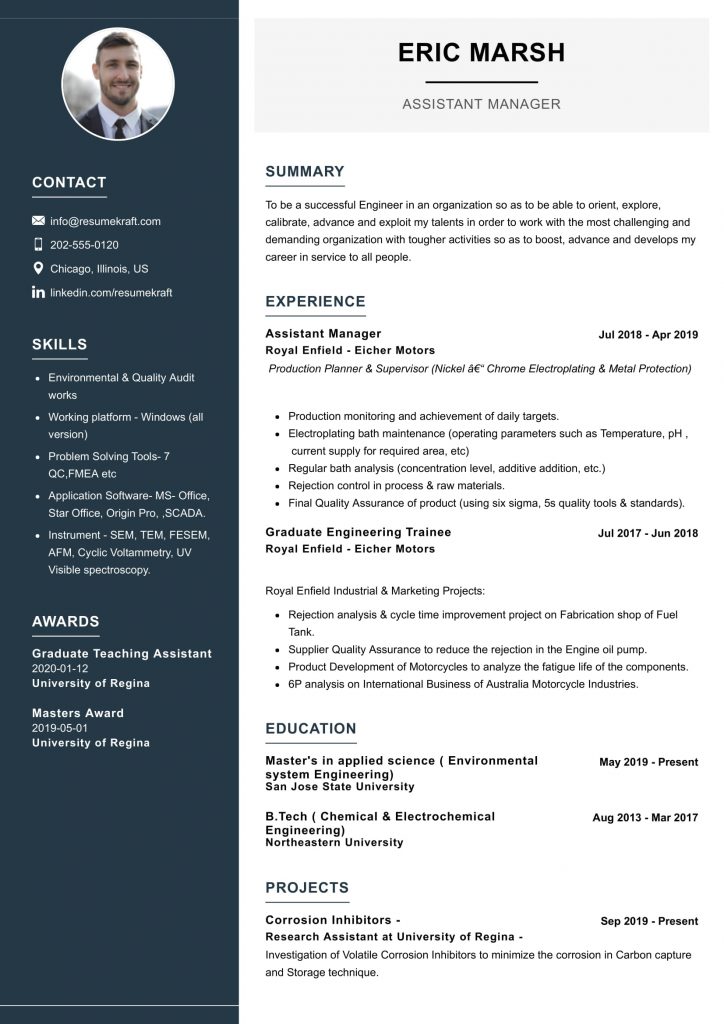 1050+ Professional Resume Samples for 2022 | ResumeKraft