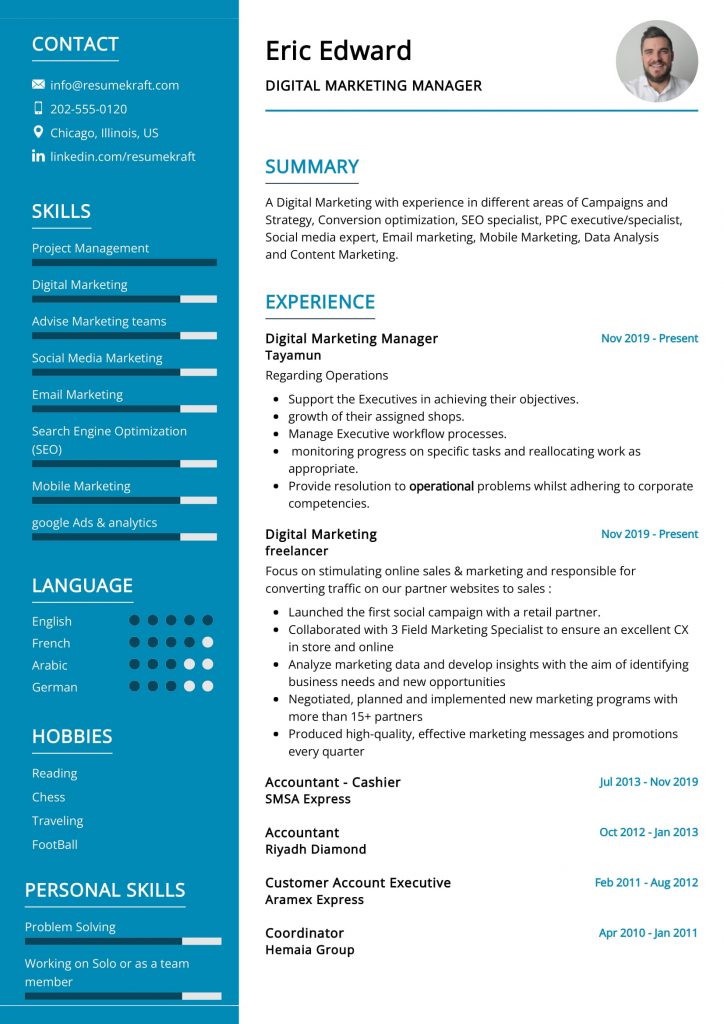 Sales And Marketing Resume Samples 2023 - Resumekraft