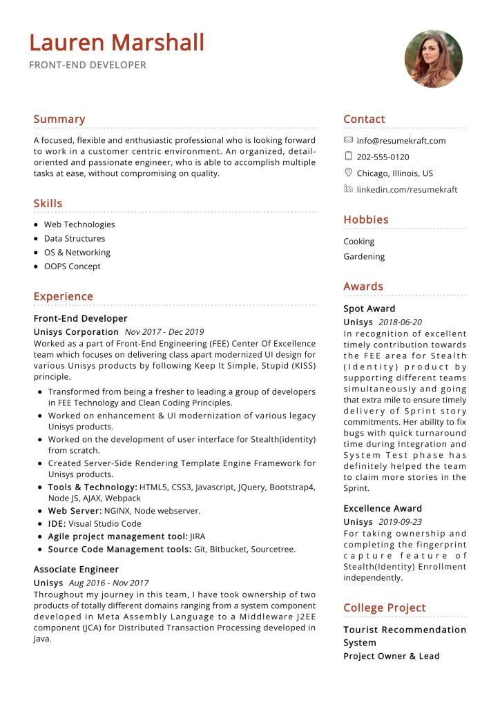 1200+ Professional Resume Samples for 2022 | ResumeKraft