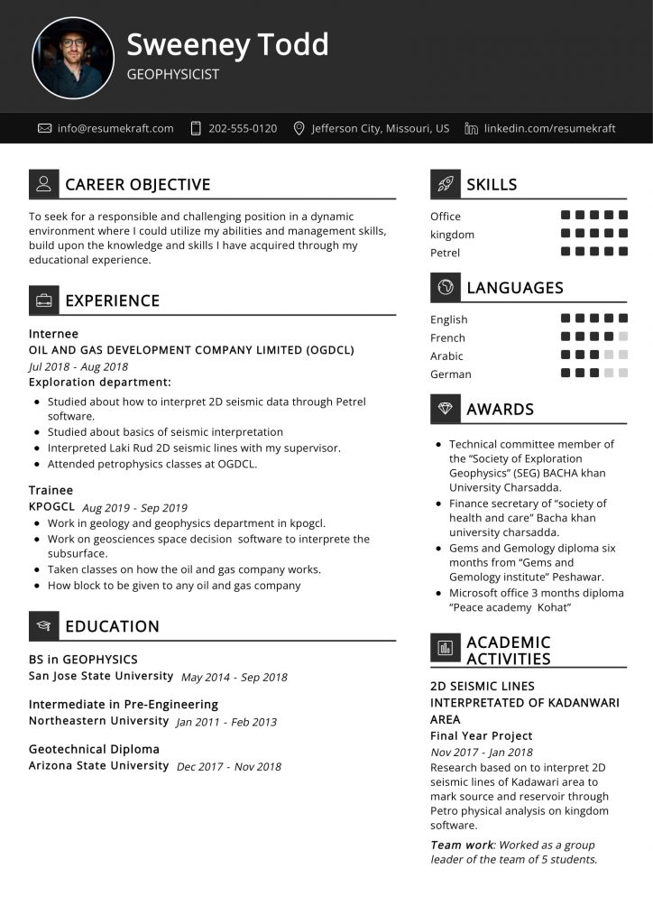 Engineering Resume Examples 2023 - ResumeKraft