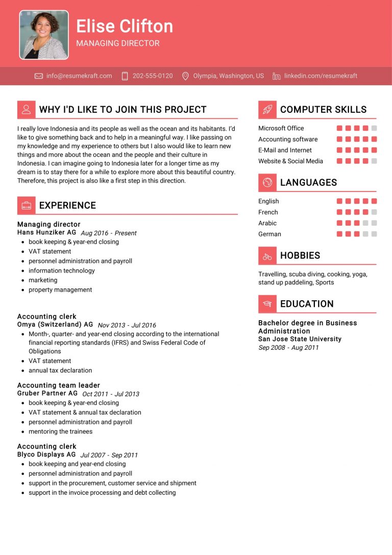 1200+ Professional Resume Samples For 2022 | ResumeKraft