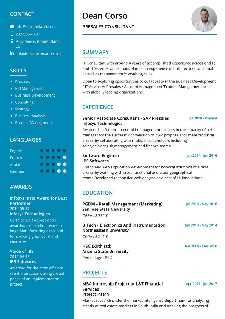 Sales and Marketing Resume Samples 2023 - ResumeKraft