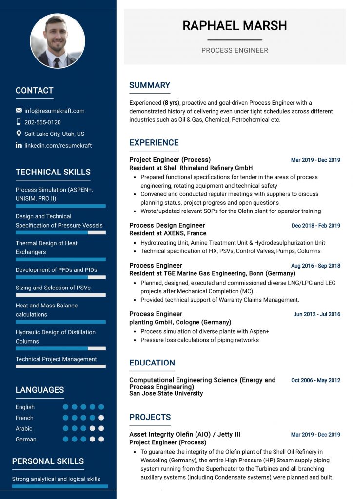 Engineering Resume Examples 2023 - ResumeKraft