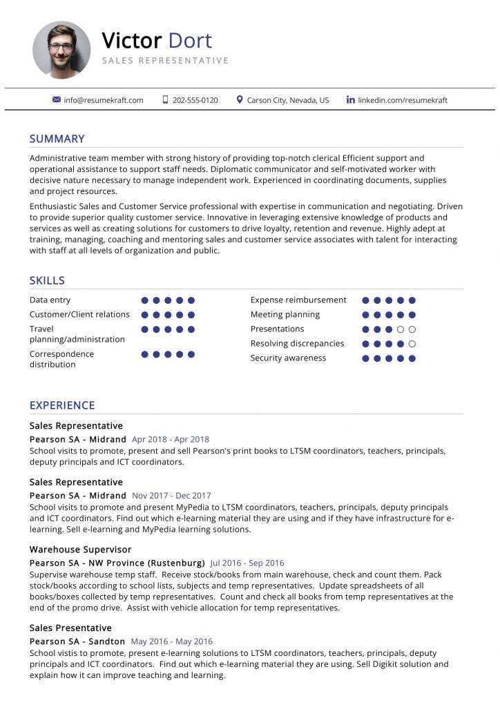 Sales and Marketing Resume Samples 2023 - ResumeKraft