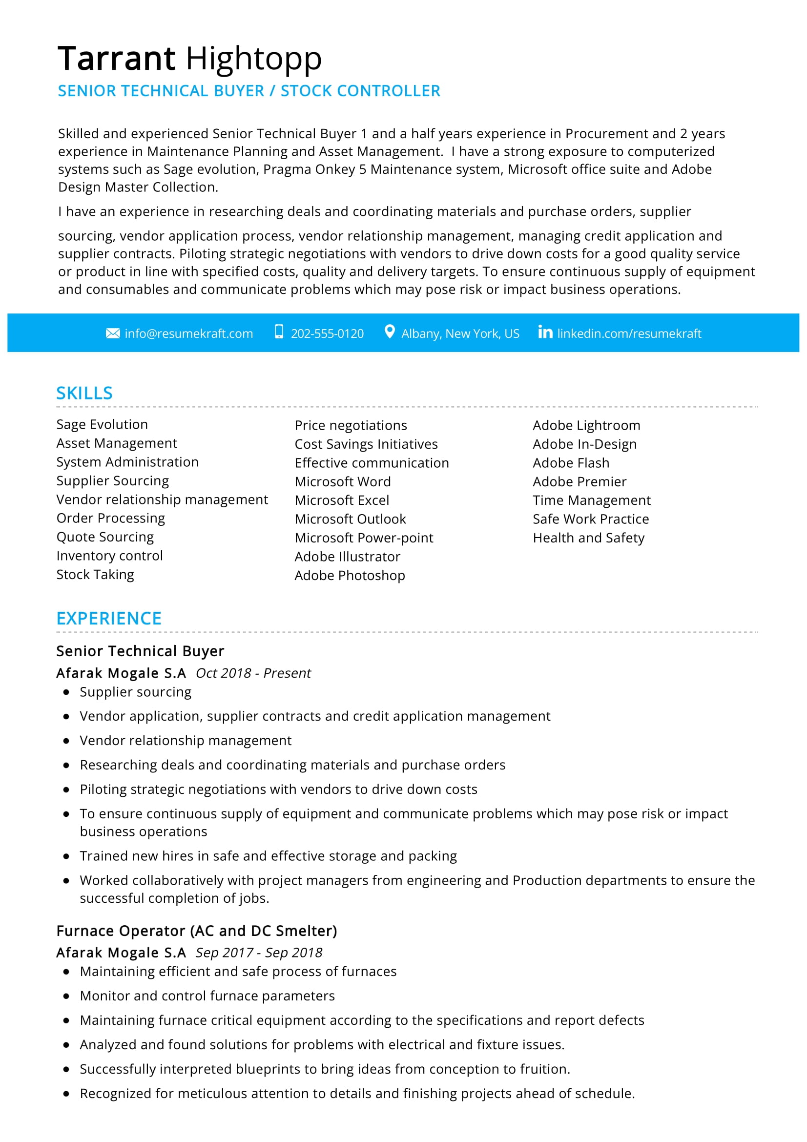 Buyer Resume Template - prntbl.concejomunicipaldechinu.gov.co