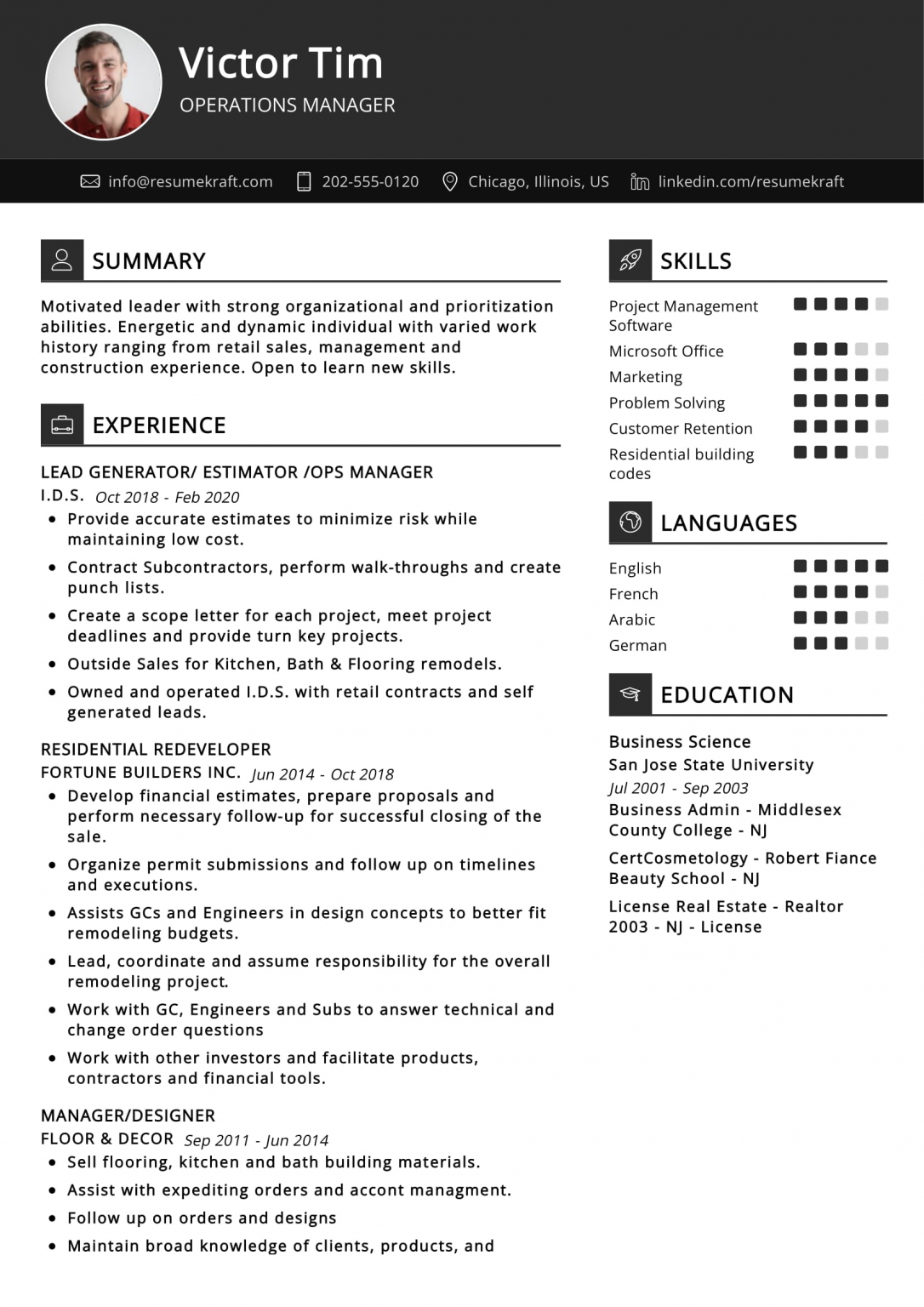 How To Write A Perfect Resume For A Manager Position 2022 ResumeKraft