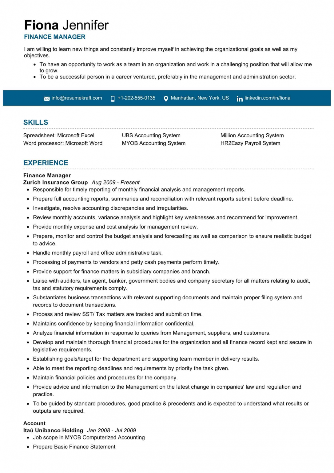 Top 20 Essential Finance Manager Resume Skills in 2024 - ResumeKraft