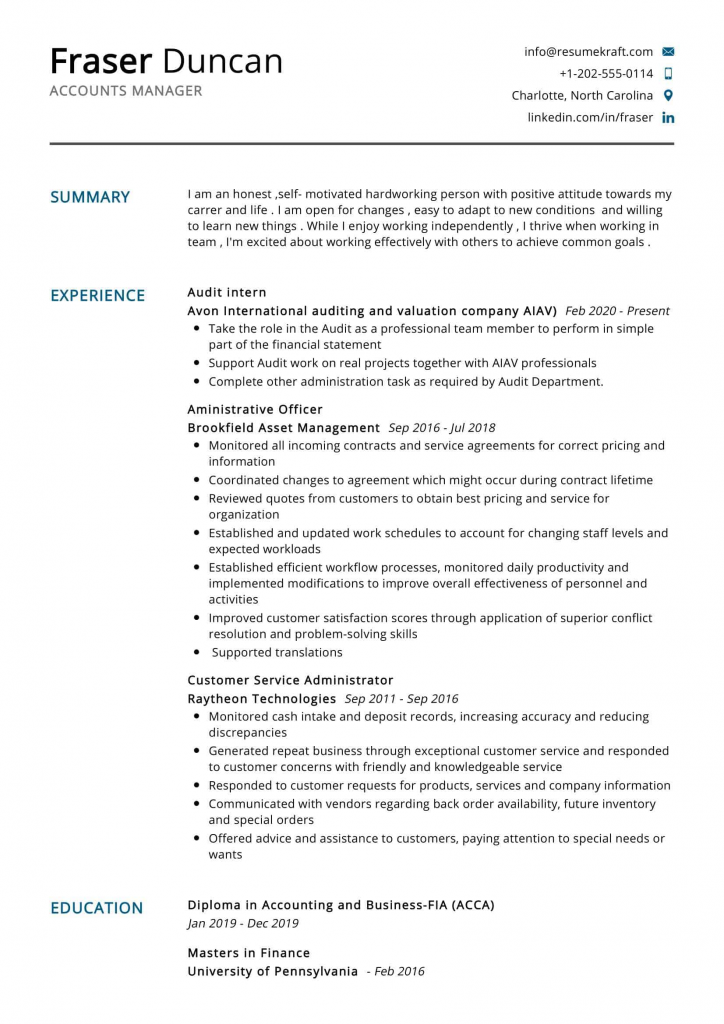 Top 20 Accounting Manager Resume Skills 2024 ResumeKraft