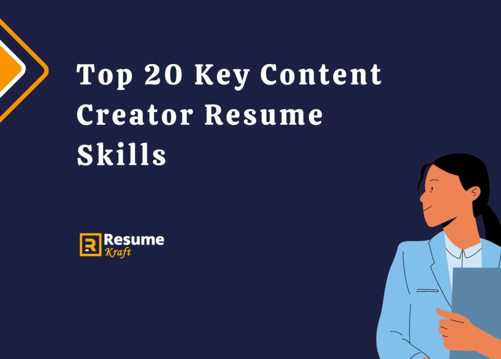 content creation skills resume