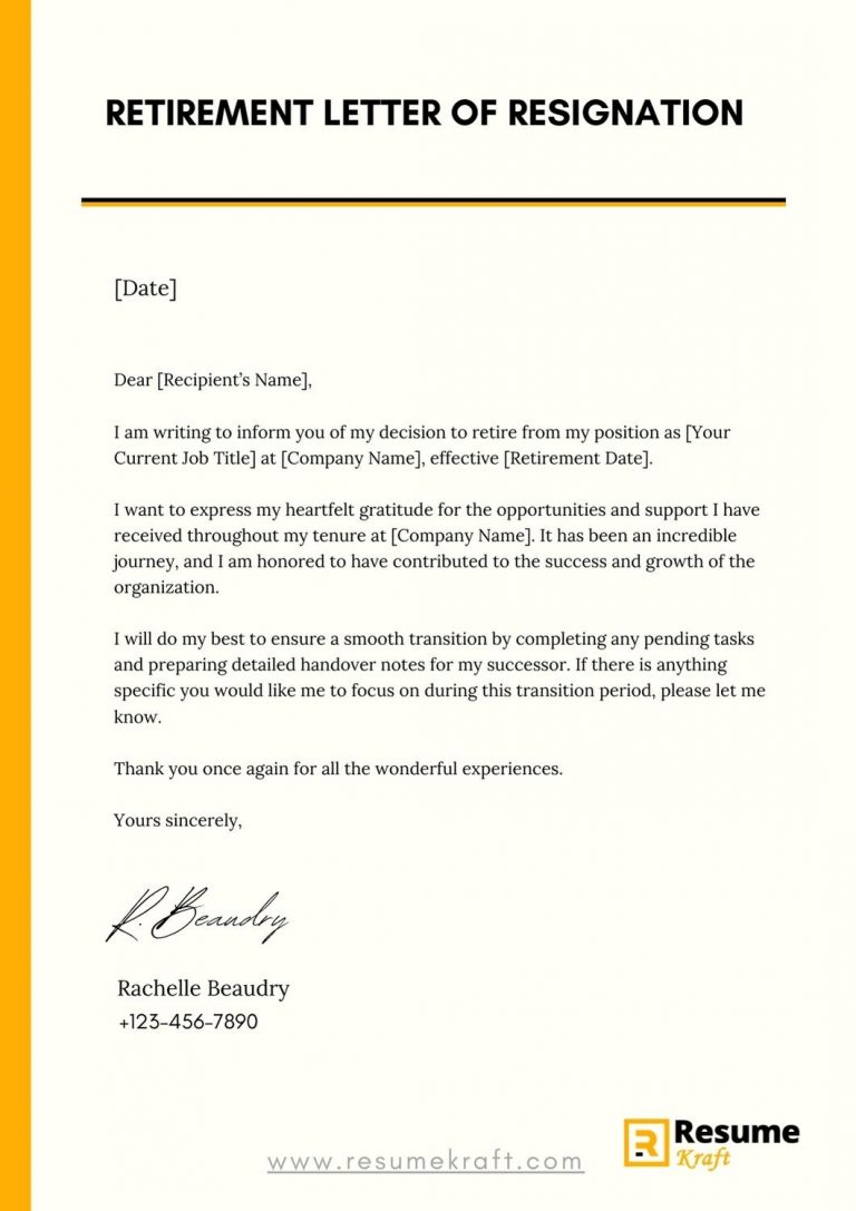 Resignation Letter: 10+ Downloadable Sample Templates [Latest 2023 ...