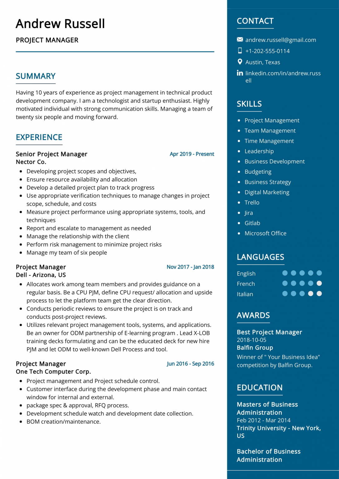 Top 27 Simple Resume Templates Free Download in 2024 - ResumeKraft