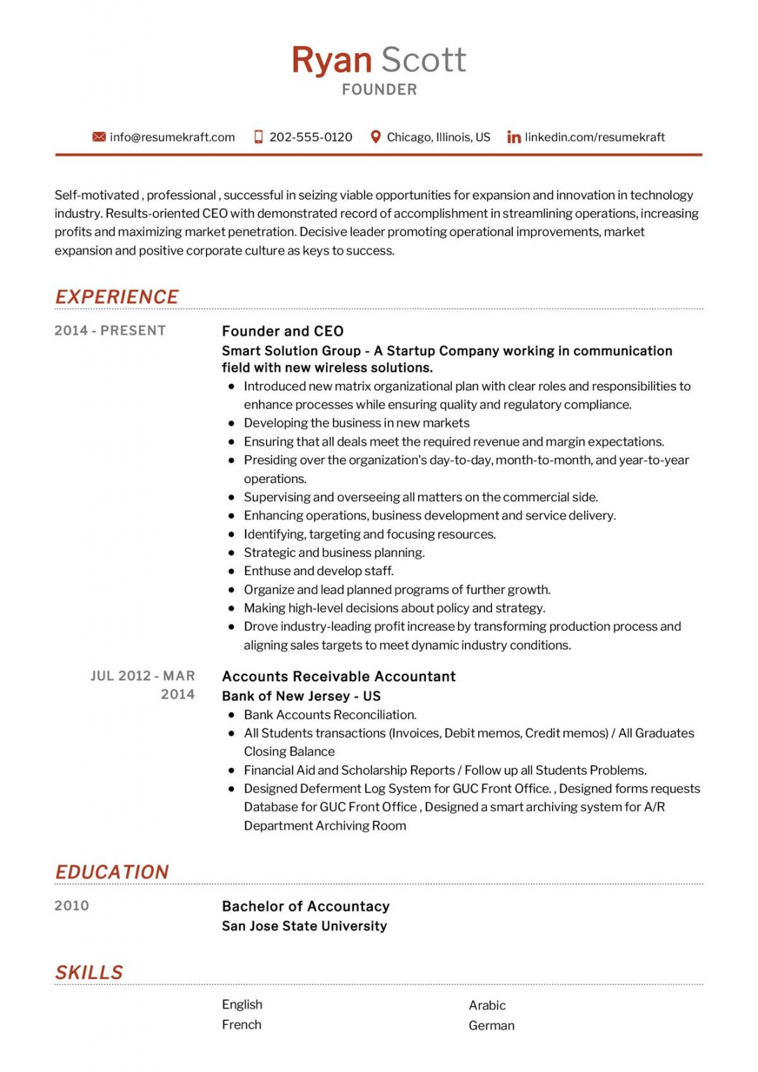 Top 27 Simple Resume Templates Free Download in 2024 - ResumeKraft