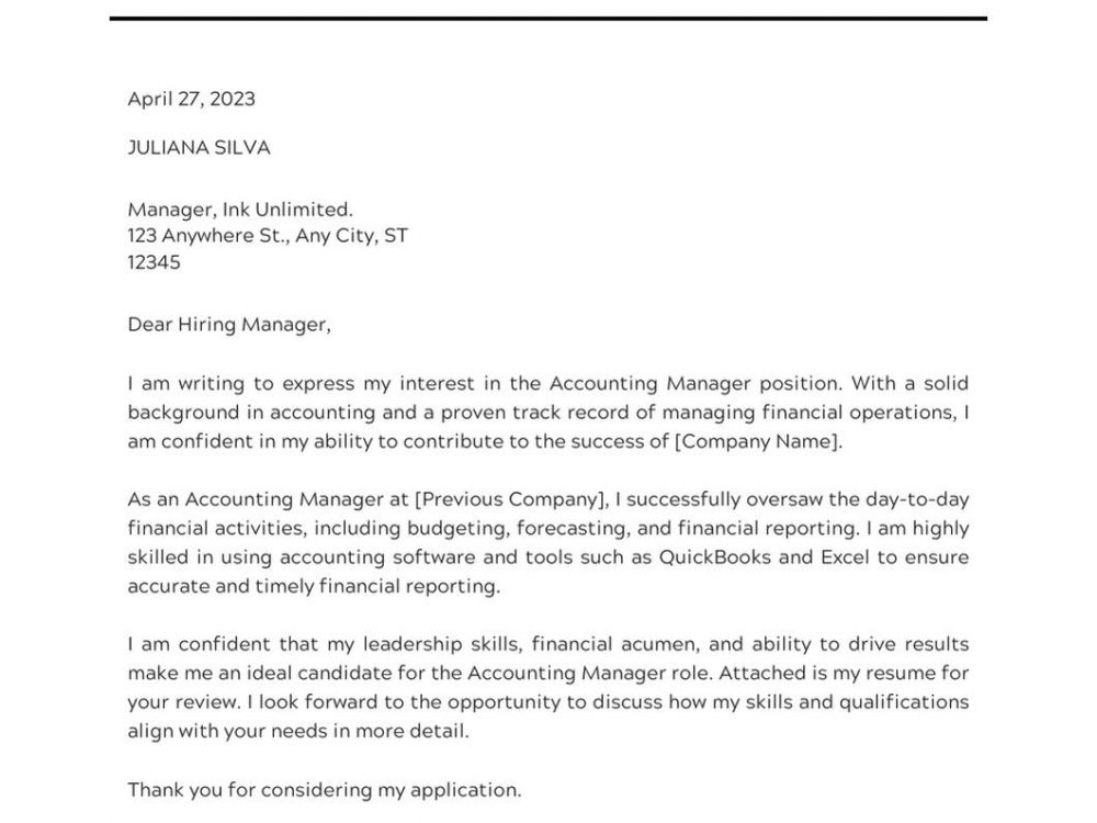 Accounting Manager_Cover Letter
