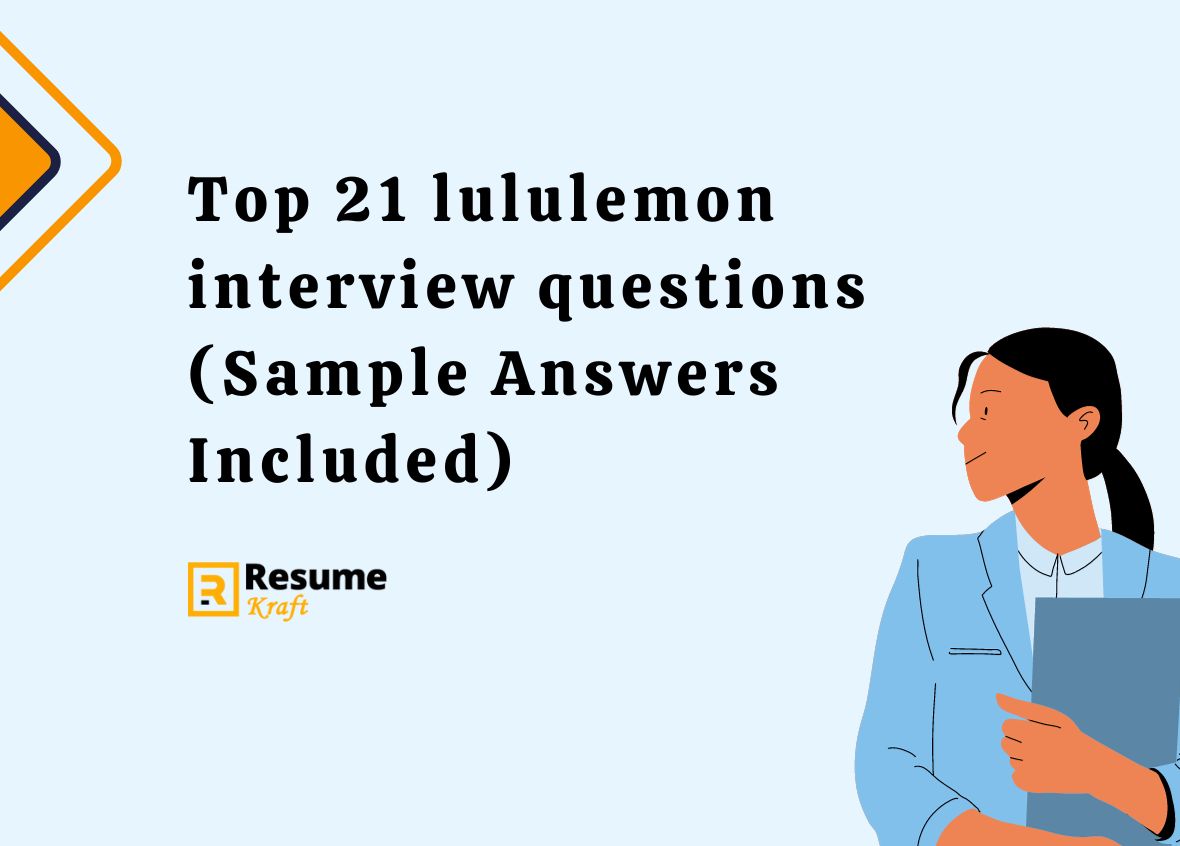 lululemon interview questions (Sample Answers Included)