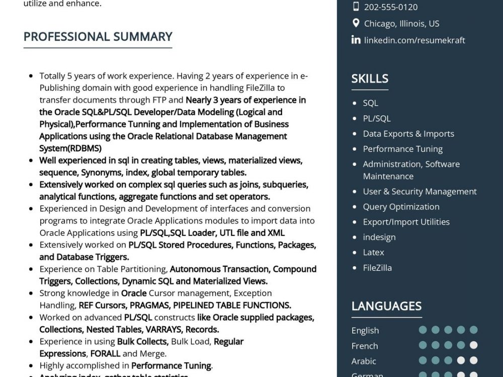 Associate Software Engineer Resume Sample