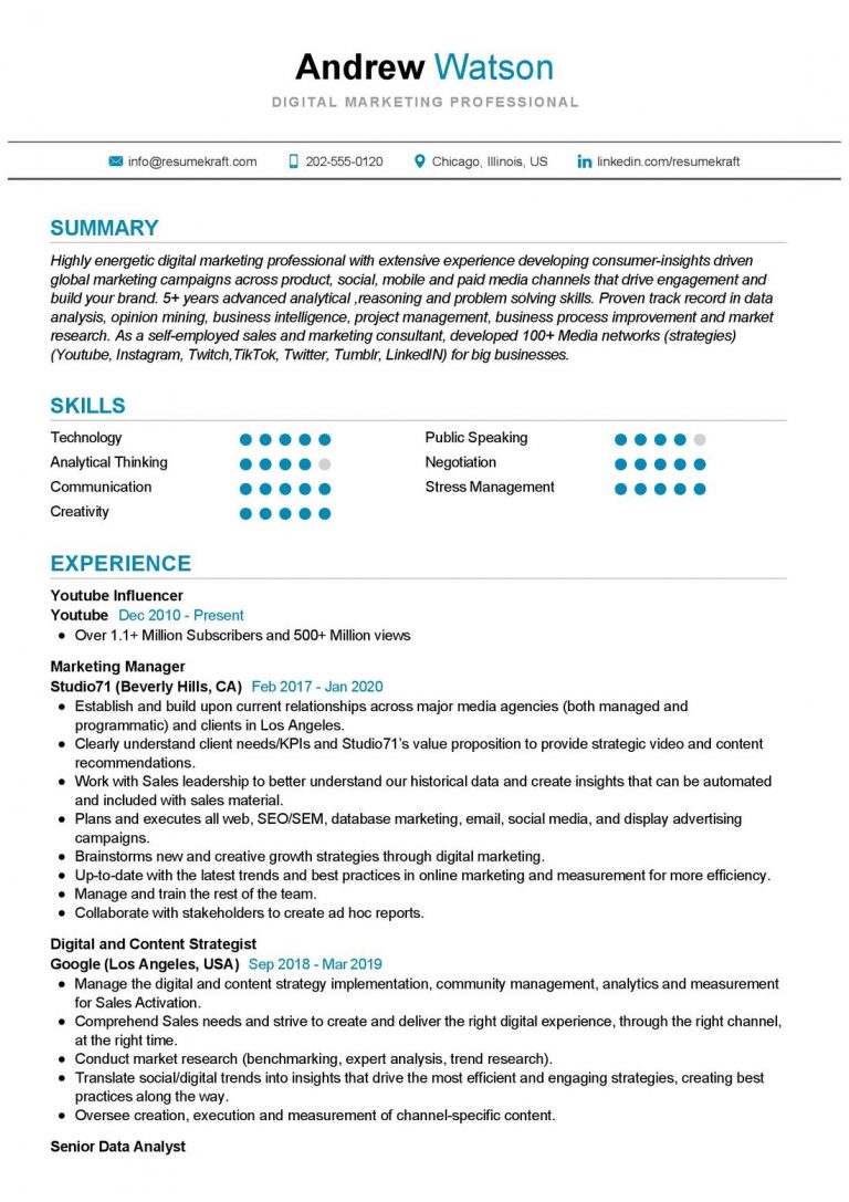 Sales and Marketing Resume Samples - Page 14 of 24 in 2024 - ResumeKraft