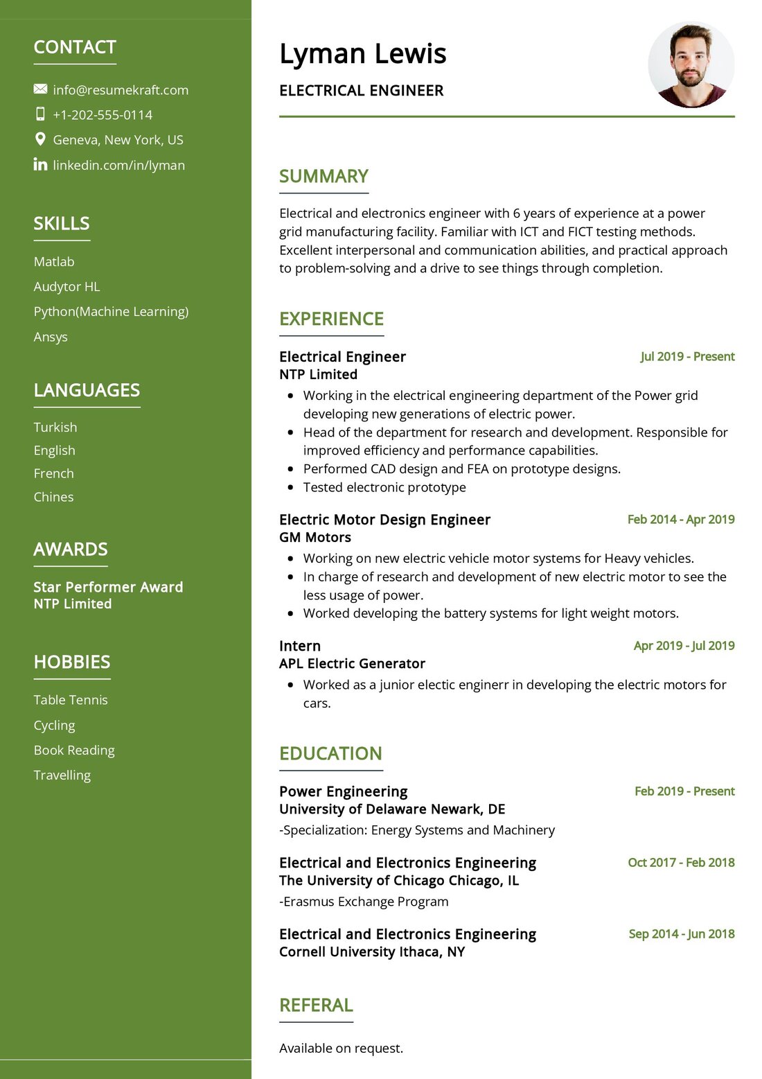 Electrical Engineer Resume Sample in 2024 - ResumeKraft