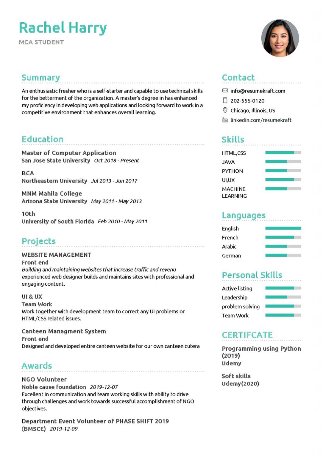 Education Resume Examples - Page 11 of 18 in 2024 - ResumeKraft