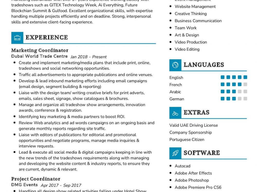 Marketing Coordinator Resume Example in 2024 - ResumeKraft