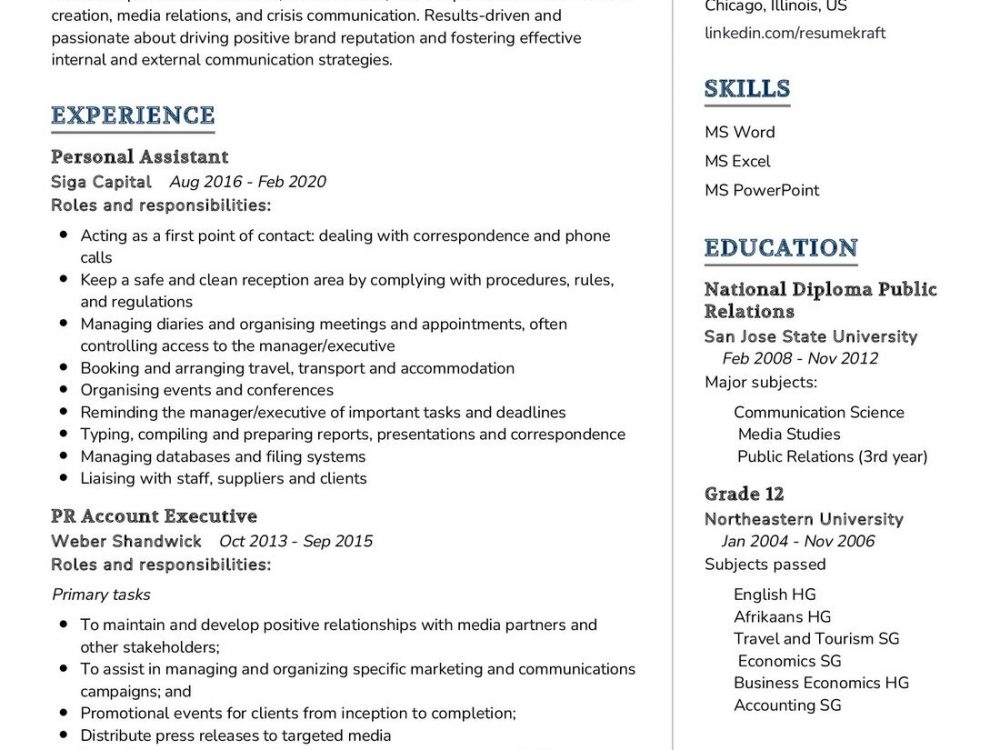 best resume templates