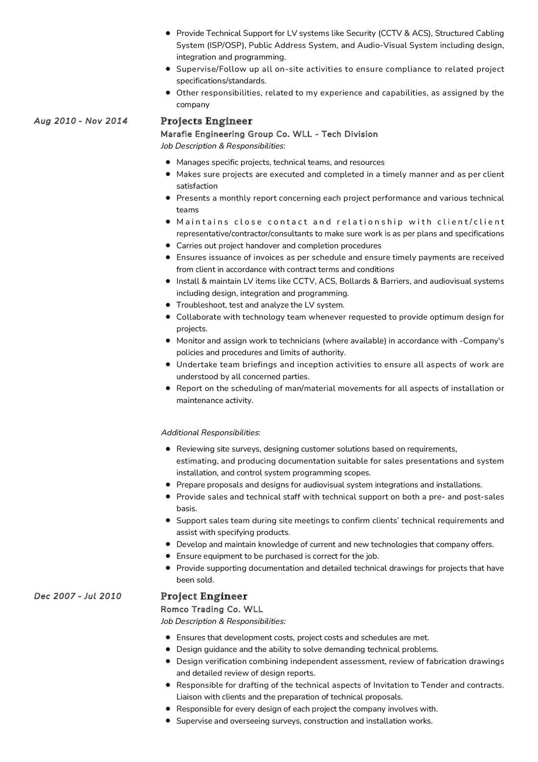 Senior ELV Engineer Resume Sample in 2025 - ResumeKraft