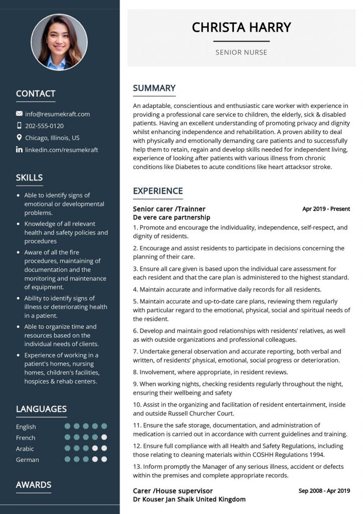 1200+ Professional Resume Samples for 2023 | ResumeKraft