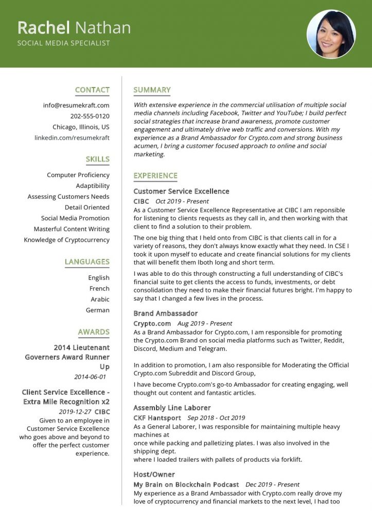 Creative Field Resume Examples - Page 6 of 9 in 2024 - ResumeKraft