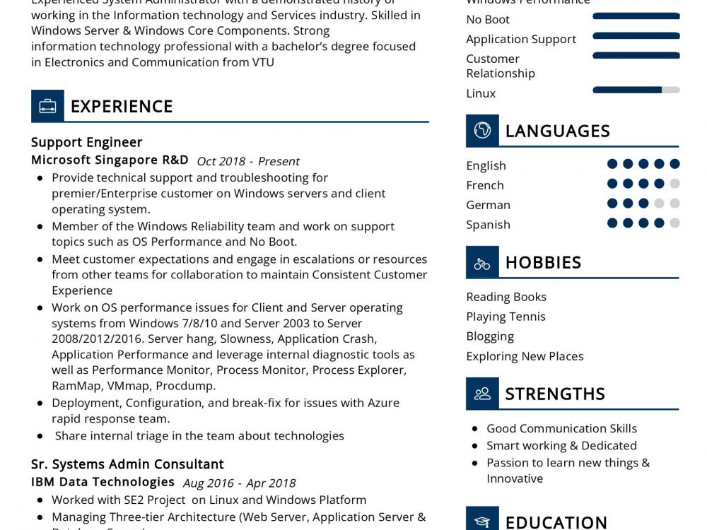 Support Engineer Resume Example in 2024 - ResumeKraft