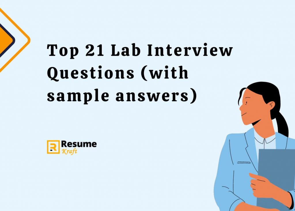 research lab manager interview questions