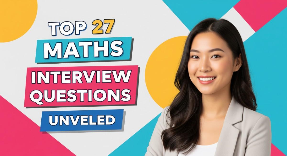 Top 27 Maths Interview Questions Unveiled
