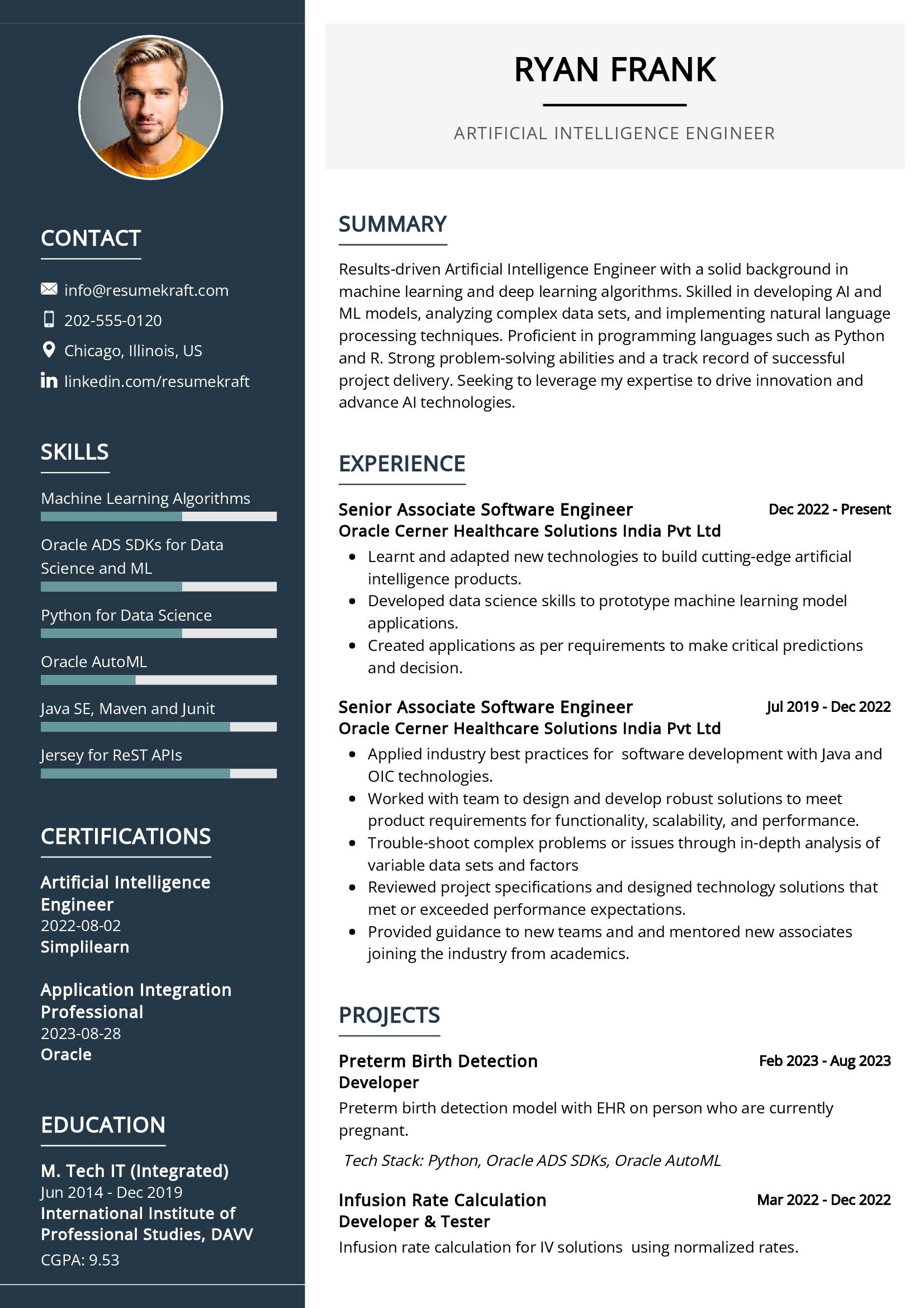 resume with help of ai