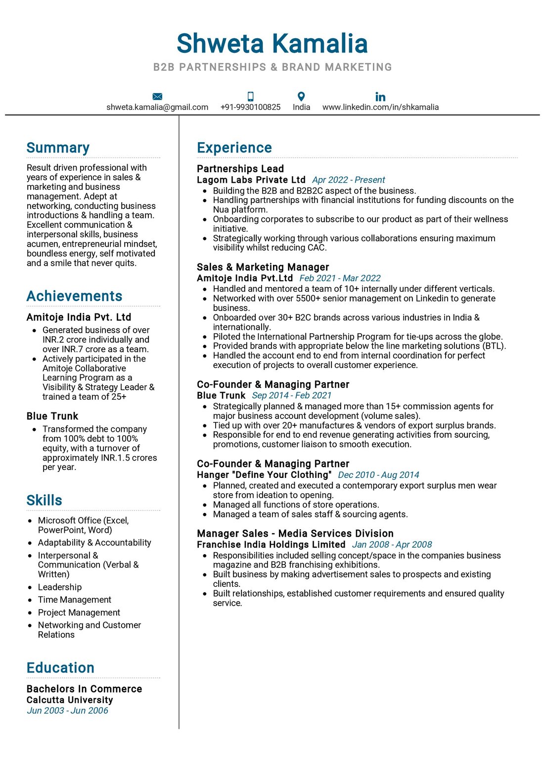 Brand Marketing Resume Example in 2024 - ResumeKraft