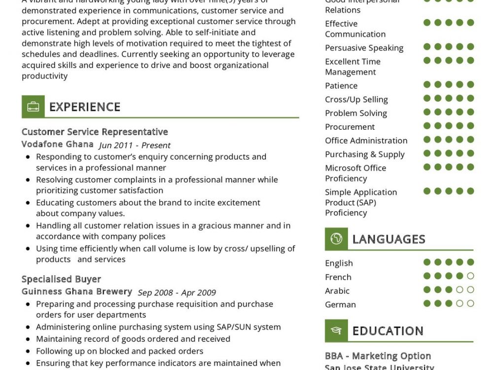 Customer Service Representative Resume Example in 2024 - ResumeKraft