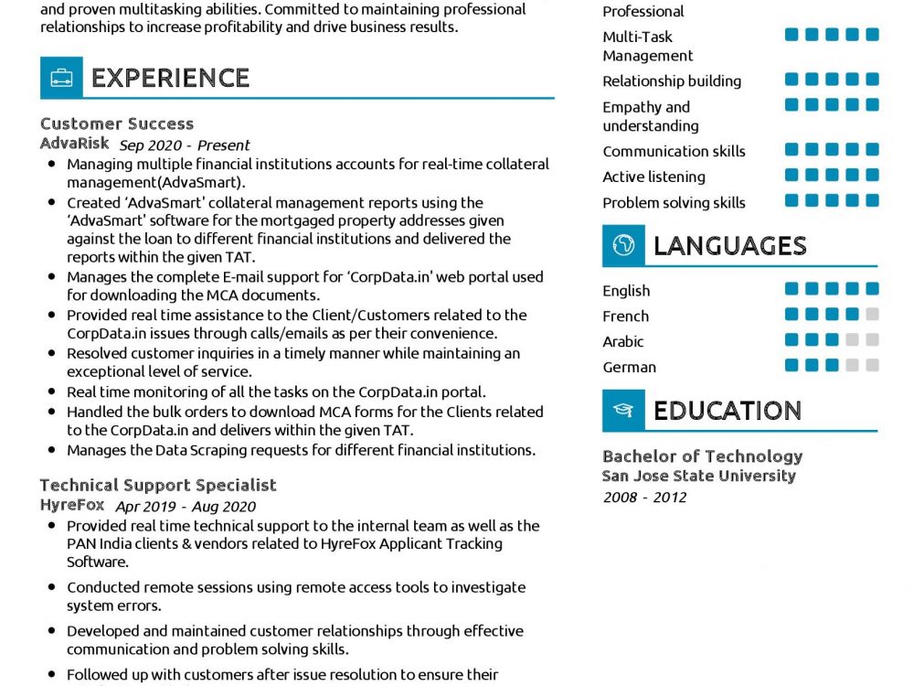 Customer Success Resume Example In 2024 ResumeKraft   Customer Success Resume Example 1000x750 